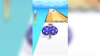 Twerk Race 3D Fun Run Gameplay Level 100 complete ????#shortvideo #twerkrace3drunninggame #trendinggame