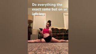 My stretching routine to help get flexible!! #Allstarcheer #cheer #flyer #MelanieMartinez #testme