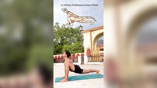 Animal yoga poses #yoga #yogapractice #animals #fitness #shorts