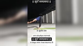 Surya Namaskar With Mantra #shorts #yoga