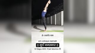 Surya Namaskar With Mantra #shorts #yoga