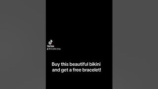 Buy our best bikinis and get a free fashionable bracelet only at T3 Safari