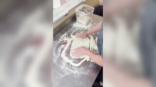 Stretching Dough