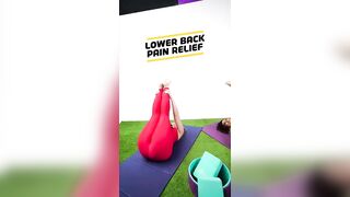 Lower Back Pain Relief Stretch #stretching #stretchedandfit #lowerbackpainrelief