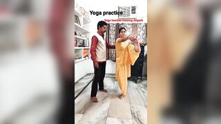 yoga practice | yoga teacher training Aligarh #shortsvideo