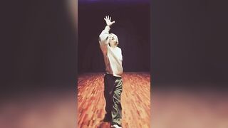 My favourite bias .????...is so flexible..#omg #terebina #jimin #hindisong #song