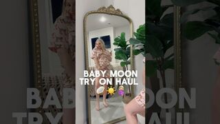 Baby moon try on haul????????☀️ #shorts