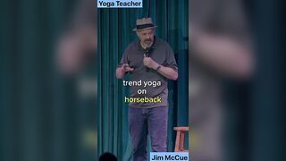 Yoga teacher meets comedian #comedy #funny #shorts