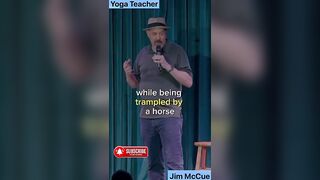 Yoga teacher meets comedian #comedy #funny #shorts