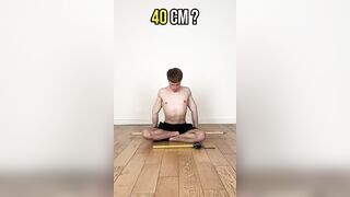 How many centimeters ? ???? #workout #amazing #gym #flexibility #mobility #yoga #training #dislocation