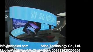 Indoor full color led flexible screen curved flexible led display P1.2 P1.5 P1.8 P2 P2.5 P3 Flexible