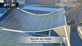 ATRAE Panel Solar Ligero y Flexible. Residencia Lujo Costa Blanca.