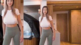 [4K] Transparent Try-On With Ari | 360° Gym Haul (2024)