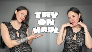 4K TRANSPARENT See-Through Body TRY ON HAUL With Sofia Alba