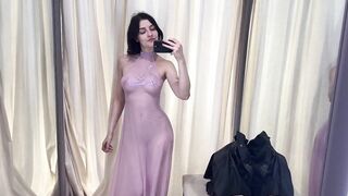 [4K] Exploring Transparent Clothes Try On Haul with Anna | Summer See-through 2024 | No Bra