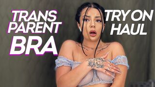 4K Na*ed Transparent Curvy Lingerie Try on haul 2024 New