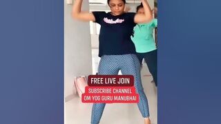 OM YOGA AEROBICS | LOSE BELLY FAT FAST AT HOME | OM YOG GURU MANUBHAI DHOLA | W message 91065 00115