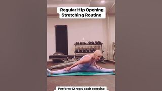 Regular Hip Joints Opening Stretching Routine To Increase Hip Flexibility And Mobility