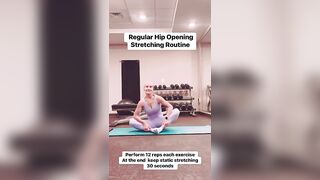 Regular Hip Joints Opening Stretching Routine To Increase Hip Flexibility And Mobility