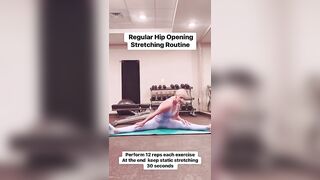 Regular Hip Joints Opening Stretching Routine To Increase Hip Flexibility And Mobility