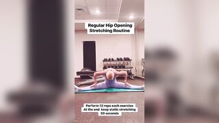 Regular Hip Joints Opening Stretching Routine To Increase Hip Flexibility And Mobility