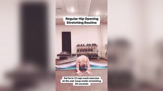 Regular Hip Joints Opening Stretching Routine To Increase Hip Flexibility And Mobility