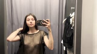 See-Through Blouses | Sheer Fashion | Try-On Haul At The Mall