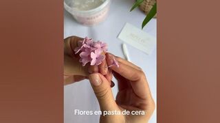 Flores en pasta de cera flexible especial para hacer flores y hojas artesanales