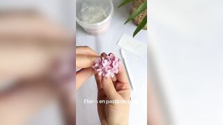 Flores en pasta de cera flexible especial para hacer flores y hojas artesanales