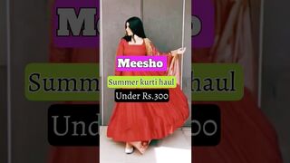 meesho kurti haul | try on haul | meesho haul today #shorts #shortsfeed