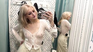 [4K] Transparent See-Through Clothes Try-on Haul | No Bra Trend Haul 2024