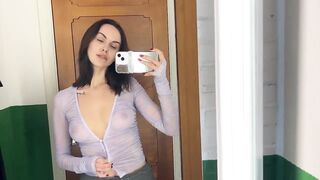 4K See Through Try On Haul Transparent Clothes1080P HD