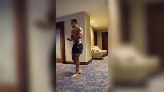 #paulocosta Learning how to #TWERK TOO #ailu.perez in #ufc302 ????????????! #ufc #mma???????? #chubby