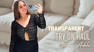 See-Through Try On Haul | Transparent Lingerie and Clothes | Try-On Haul At The Mall 2024