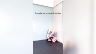 CHEST STAND TUTORIAL ???????? #gymnast #howto #cheststand #flexible #backbend