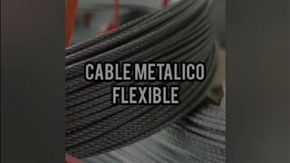 Cable metálico flexible