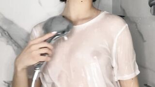Dry vs Wet Transparent White T-Shirt | Try on Haul [4K]