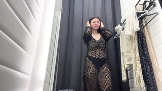 [4K] Transparent Dresses In Dressing Room | Try on Haul with Dana