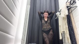 [4K] Transparent Dresses In Dressing Room | Try on Haul with Dana