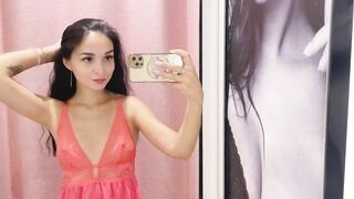 [4K] Try On Haul | New Transparent Clothes With Zlata