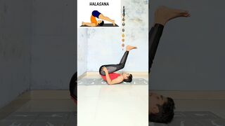 How to do Halasana? #halasana #yoga #yogalife #ytshorts #explore #ytshorts #shorts #foryou