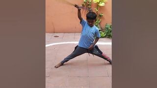 180 ???????????? udhith's leg flexible # silambam practice #????????????????????????????