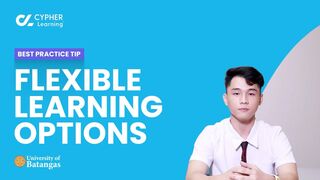 University of Batangas, CYPHER LMS tips, Flexible learning options