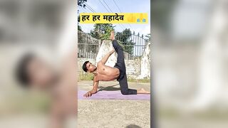 Har Har mahadev ????️#yoga #tranding #shortfeed #fitness #trandingshorts #shortsviral #shortsvideo