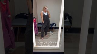 Free people try on haul 27 weeks pregnant!! #shorts