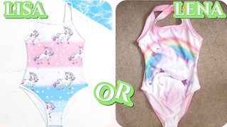 Lisa Or Lena|unicorn bikinis|#unicorn|Unicorn edition#lisa