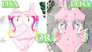 Lisa Or Lena|unicorn bikinis|#unicorn|Unicorn edition#lisa