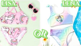 Lisa Or Lena|unicorn bikinis|#unicorn|Unicorn edition#lisa