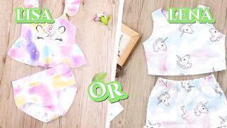 Lisa Or Lena|unicorn bikinis|#unicorn|Unicorn edition#lisa