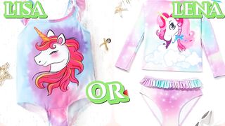 Lisa Or Lena|unicorn bikinis|#unicorn|Unicorn edition#lisa